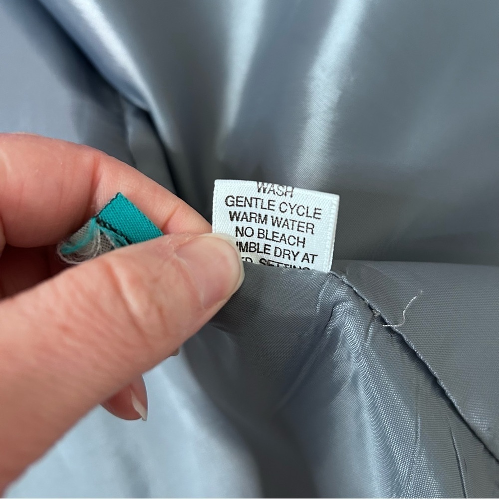 VNTG Samuel Robert Dust Blue Chore Coat Driving Coat Ultra Suede Size 12 - Picture 5 of 13